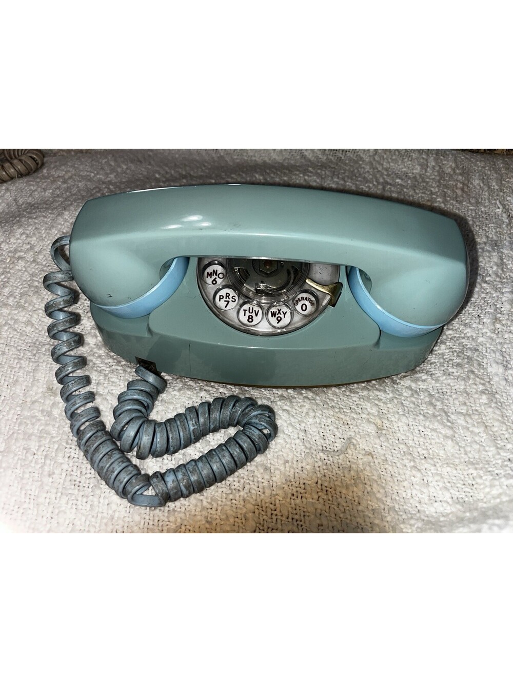Western Electric 702BM Princess Rotary Phone Aqua Blue Bell System SW Bell